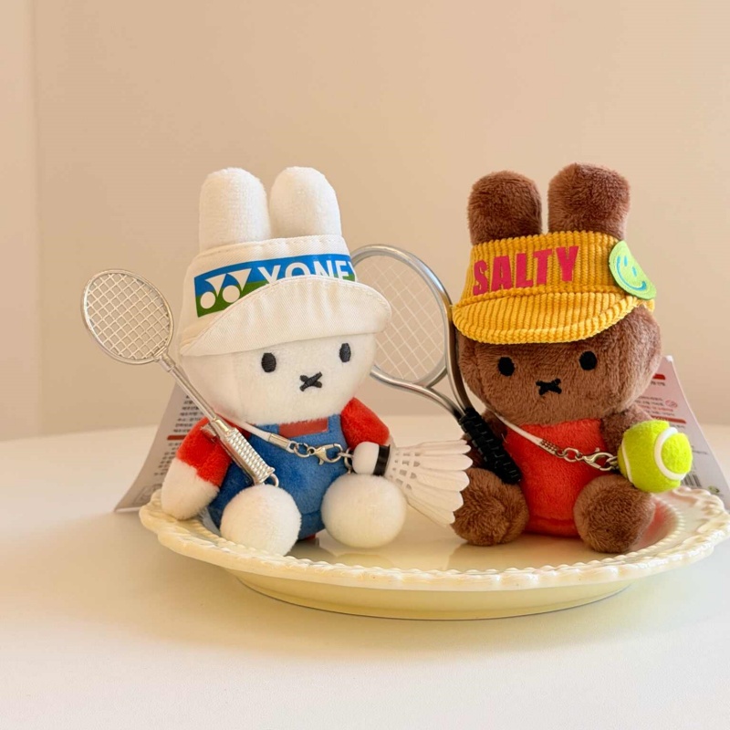 Badminton Tv - Boneka Plush Kelinci Miffy Lucu Baru