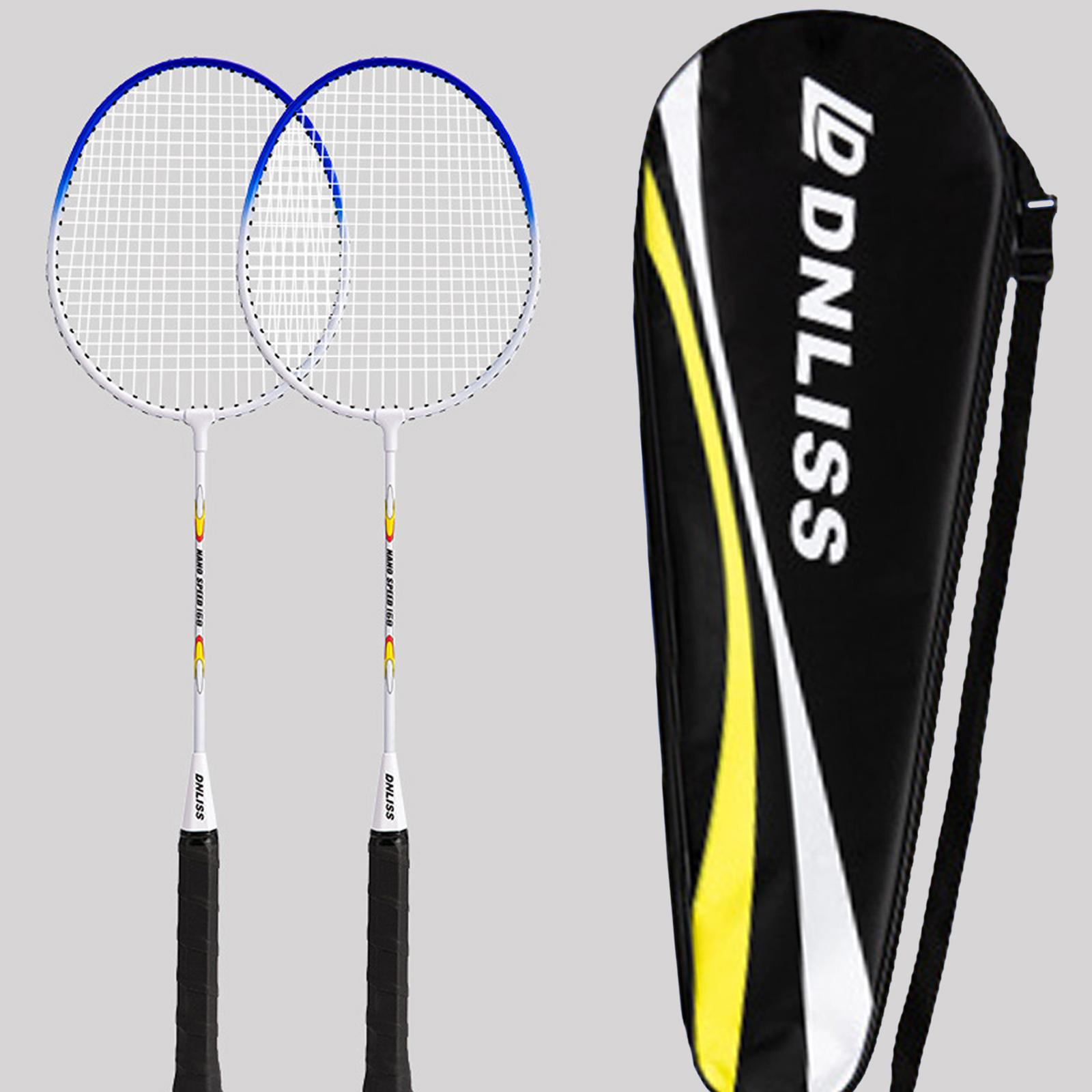 Badminton Youth - Raket Bulu Tangkis Paduan Besi Set