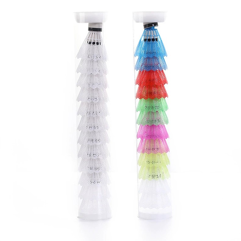 Bola Badminton Berwarna-warni, - Nylon Shuttlecock 12 ulasan dan harga