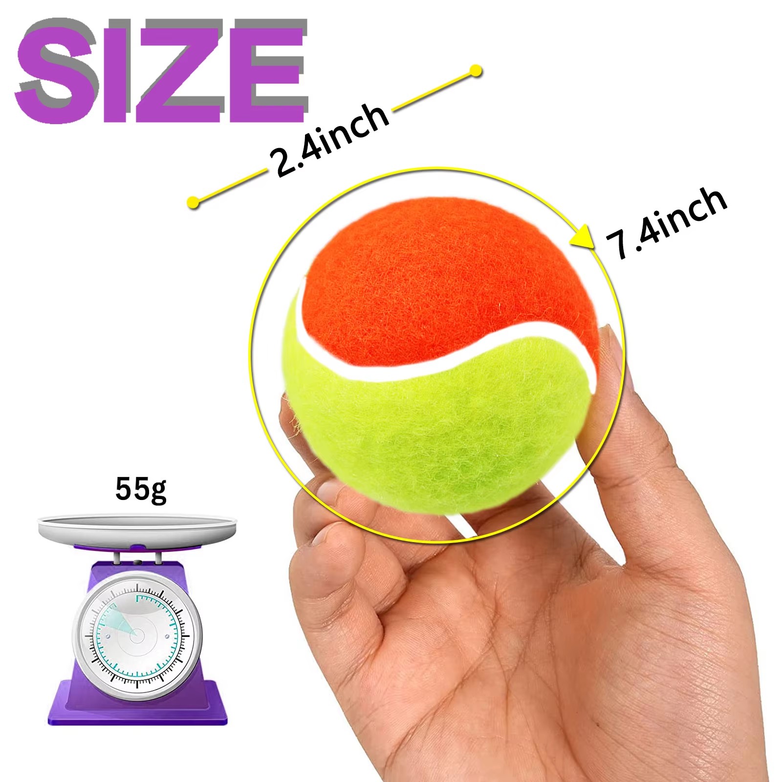 6 Buah Set Bola Tenis Anak-ana - Badminton Youth ulasan dan harga
