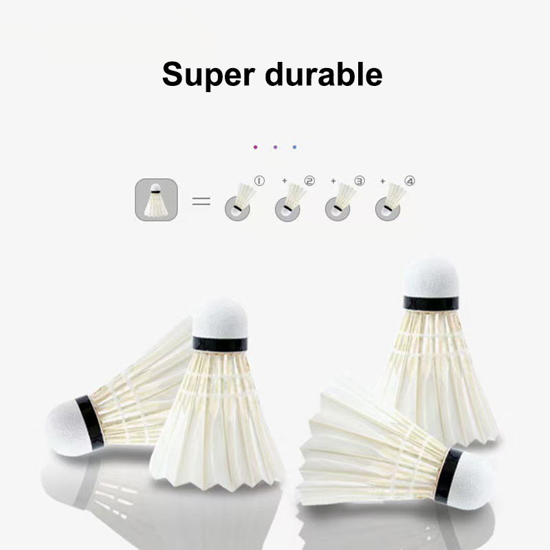 3/6 Buah Bola Badminton, Bulu  - Badminton World ulasan dan harga
