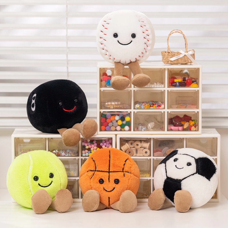 10Cm Lucu Bola Basket Sepak Bo - Badminton Tv ulasan dan harga