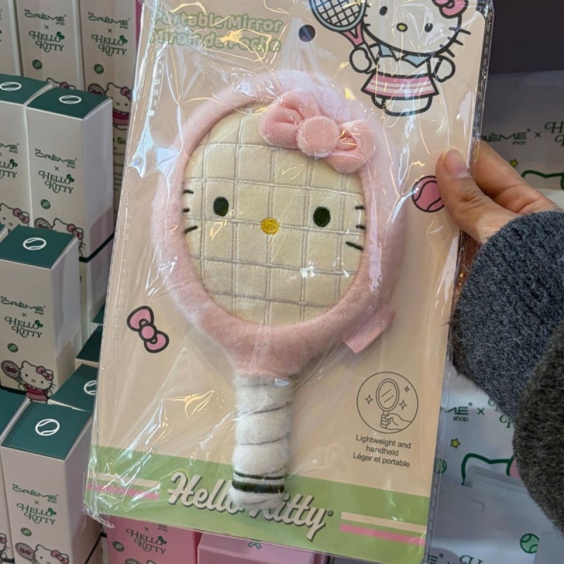 Boneka Plush Tenis Pink Hello  - Badminton Tv ulasan dan harga