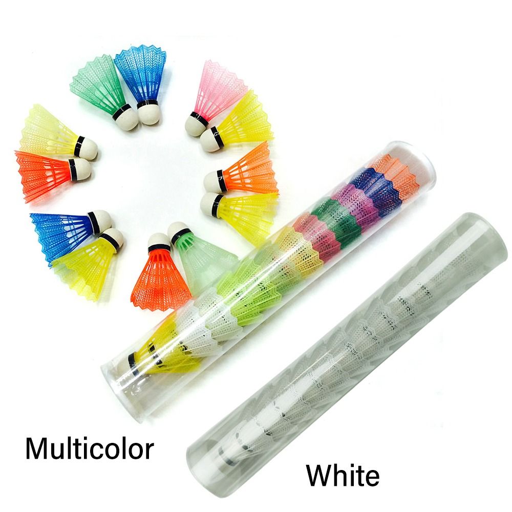 Perlengkapan olahraga 12 buah  - Nylon Shuttlecock 12 ulasan dan harga