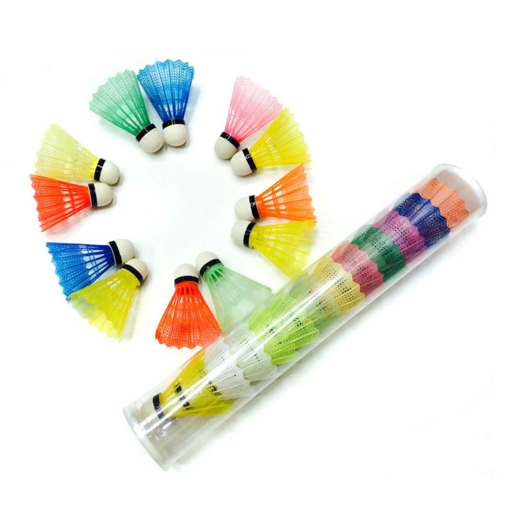 Perlengkapan olahraga 12 buah  - Nylon Shuttlecock 12 ulasan dan harga