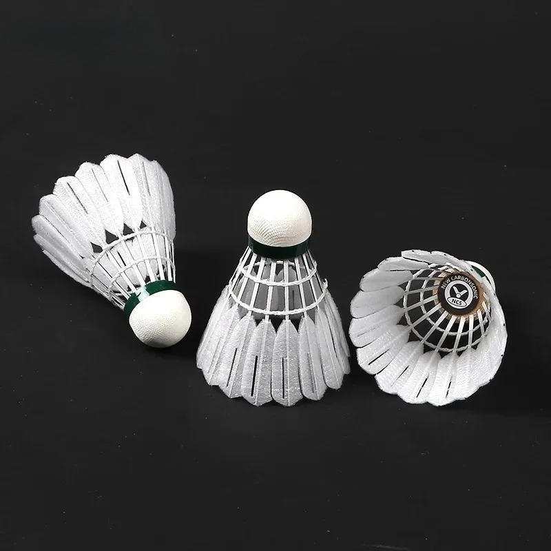 12pcs NCS Carbon Sound Shuttle - Nylon Shuttlecock 12 ulasan dan harga