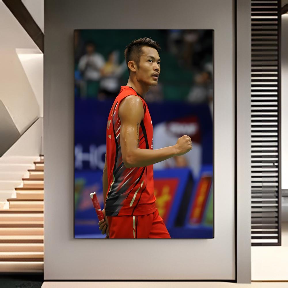 Poster Legenda Bulu Tangkis Li - Badminton Legend ulasan dan harga