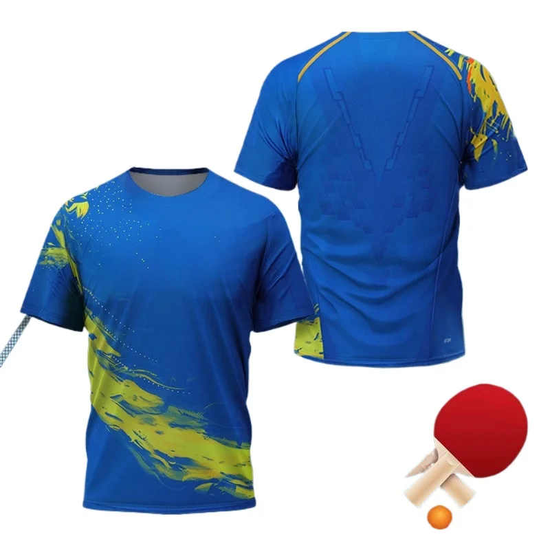 Kaus Grafis Tenis Meja CHINA D - Badminton Png ulasan dan harga